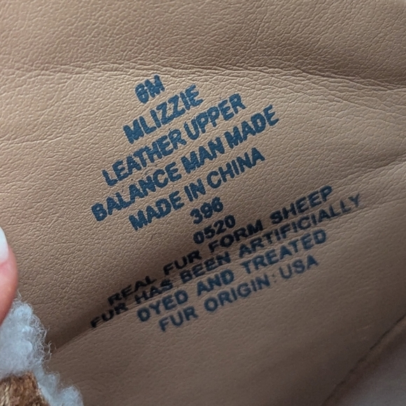 MARC FISHER Izzie Boot Shearling Suede Light Tan Brown Lugsole Lace Up Lizzie 6 - Picture 13 of 16